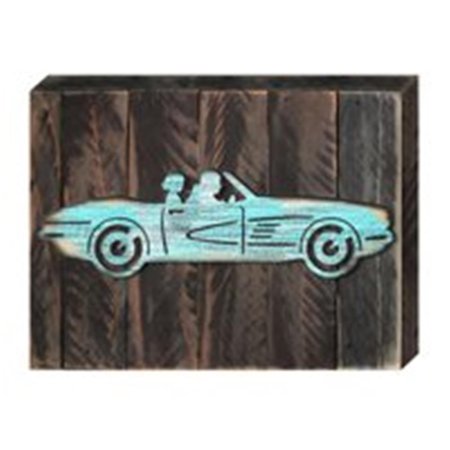 CLEAN CHOICE Sports Car Art on Board Wall Decor Wood CL2128654